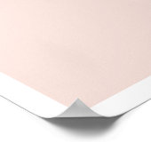 Moderne toiletsanering drukt perachy schoon af poster (Hoek)