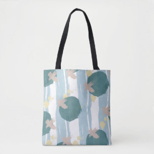 Moderne Tote Tas X's en O's Kwaststreken