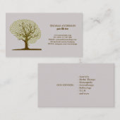 Moderne Tree of Life Wellness Life Coach Visitekaartje (Voorkant / Achterkant)