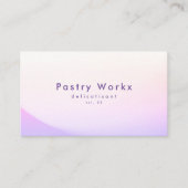 Moderne trend van minimale zwevende gradiënt visitekaartje (Voorkant)