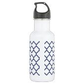 Moderne trends Quatrefoil Waterfles (Achterkant)