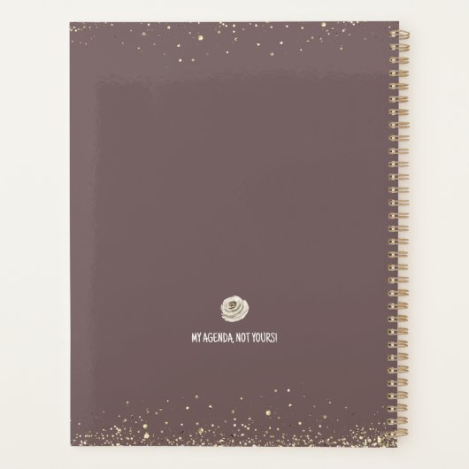 Moderne Trendy Agenda Planner 2024 (Achterkant)