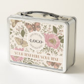 Moderne Trendy Bloemen Botanische Bloemige Monogra (Achterkant)