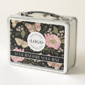 Moderne Trendy Bloemen Botanische Bloemige Monogra (Achterkant)