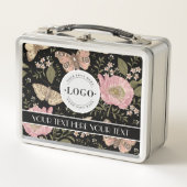 Moderne Trendy Bloemen Botanische Bloemige Monogra (Voorkant)