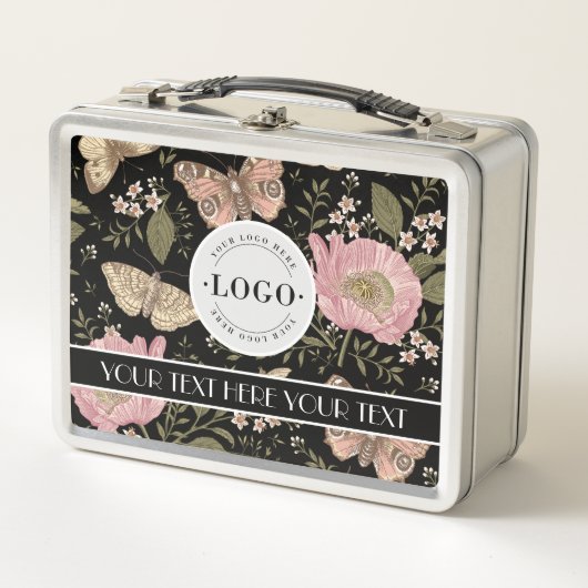 Moderne Trendy Bloemen Botanische Bloemige Monogra (Voorkant)