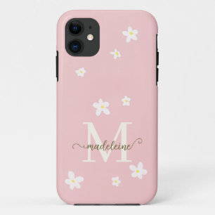 Moderne Trendy Boho Chic Gouden Gele Madeliefjes M iPhone 11 Hoesje