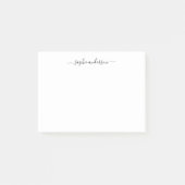 Moderne Trendy Calligrafie Script Persoonlijk Post-it® Notes (Voorkant)