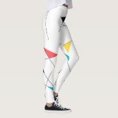 Moderne, trendy, eenvoudige, leuke geometrische gr leggings (Rechts)