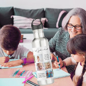 Moderne trendy fotocollage beste oma ooit waterfles 