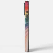 Moderne trendy gepersonaliseerde regenboog Case-Mate iPhone case (Achterkant / Links)