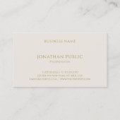 Moderne Trendy Hand Script Text Exlegant Simple Visitekaartje (Achterkant)