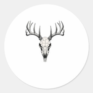 Moderne trendy herten schedel Sticker