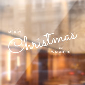 Moderne Trendy Kerstmis | Vakantie Raamsticker (Vel 2)