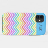 Moderne, trendy, koele regenboogchevron Case-Mate iPhone case (Achterkant (horizontaal))