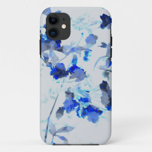 Moderne, trendy kunst van het bloempatroon iPhone 11 hoesje