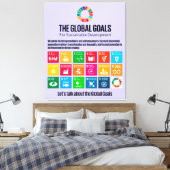 Moderne trendy muurkunst exclusieve luxe canvas afdruk (Insitu (Slaapkamer))