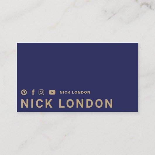 Moderne & Trendy Online Gouden Bokshandschoenen Cl Visitekaartje (Achterkant)