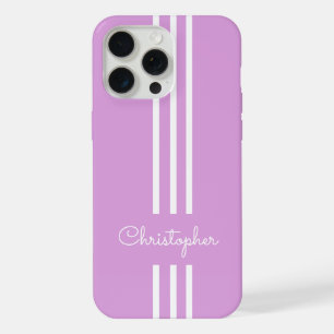 Moderne trendy racing strepen gemerkt  iPhone 15 pro max hoesje