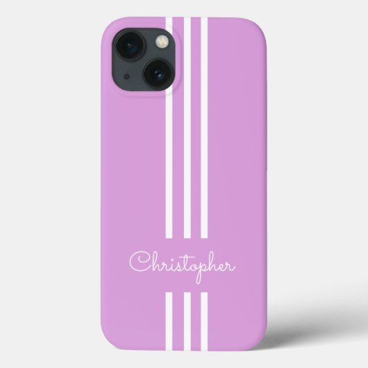 Moderne trendy racingstrepen gemerkt Case-Mate iPhone case (Achterkant)