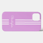 Moderne trendy racingstrepen gemerkt Case-Mate iPhone case (Achterkant (horizontaal))