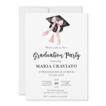 Moderne trendy roze boog afstuderen Cap Afstuderen