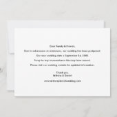 Moderne Trendy Script Same Love New Plans Save The Date (Achterkant)