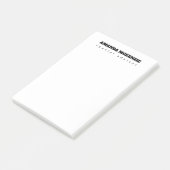 Moderne trendy unieke creatieve minimalist post-it® notes (Schuin)