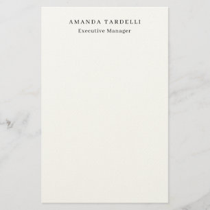 Moderne Trendy Unieke Creatieve Minimalistische On Briefpapier