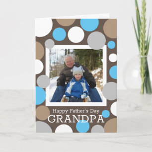 Moderne & Trendy Vaderdag met foto Opa Kaart