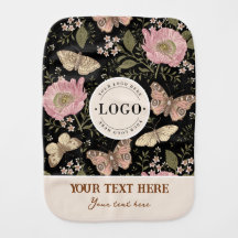 Moderne Trendy Wildflower Botanische Bloemen Monog