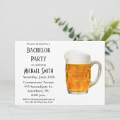 Moderne Troostenquet Bier Proost Kaart (Staand voorkant)