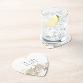 Moderne tropische bomen die de datum opslaan kartonnen onderzetters (Insitu)