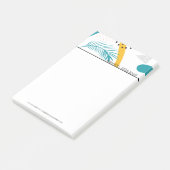 Moderne Tropische Collage Post-it® Notes (Schuin)
