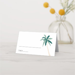 Moderne tropische palmboom bruiloft