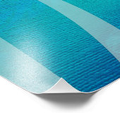 Moderne tropische strand palmbomen zonsondergang v foto afdruk (Hoek)