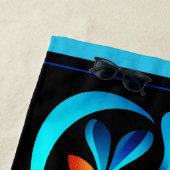 Moderne tropische vis  strandlaken (In situ)