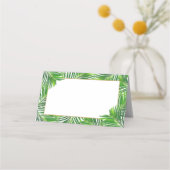 Moderne tropische weelderige palmbladeren met goud (Achterkant)