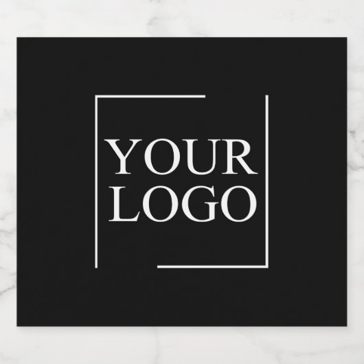 Moderne trouwfeest elegante persoonlijke cadeau-id sparkling wijnetiket (Enkel label)