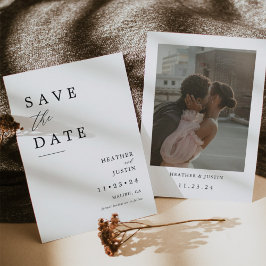 Moderne Trouwfoto Save the Dates Save The Date