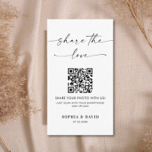 Moderne Trouwfoto's Deel De Liefde QR-code