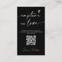 Moderne Trouwfoto's Leg de liefde vast QR-code