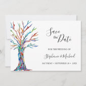 Moderne Trouwkaart Save The Date (Voorkant)