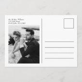 Moderne Trouwkaart, Trouwkrant Bedankkaart (Achterkant)