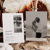 Moderne Trouwplannen Aankondiging met Foto's