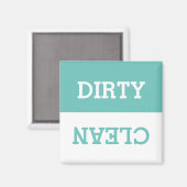 Moderne Turquoise Sale / Aimant propre pour lave-v (Recto/Verso)