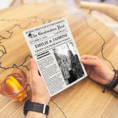 Moderne tweeling Afstuderen Krant Middelbare Schoo Kaart