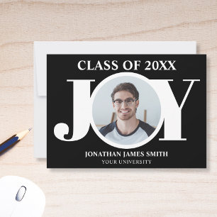 Moderne Typografie Aankondiging Afstuderen foto's