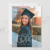 Moderne Typografie Aankondiging Afstuderen foto's (Voorkant)