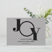 Moderne Typografie Aankondiging Afstuderen foto's (Staand voorkant)